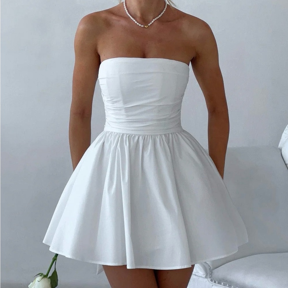 Babyboo Katrina Mini Dress Ivory